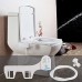 Meoket Non-Electric Toilet Seat Bidet Bathroom Attachment Seat Adjustable Angle Nozzle Fresh Water Sprayer - B07GFJW3KW